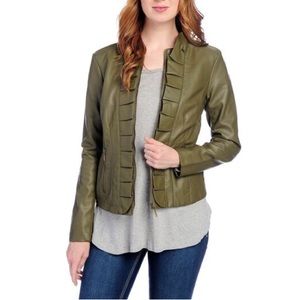 Cute faux leather jacket